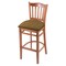Holland Bar Stool Co 25" Counter Stool, Medium Finish, Canter Saddle Seat 312025Med012 - alternate 1